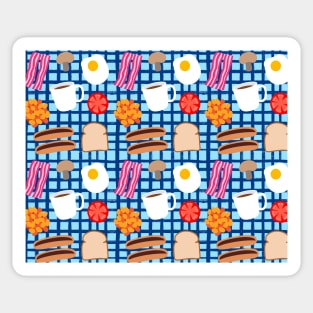 English Breakfast Pattern Sticker